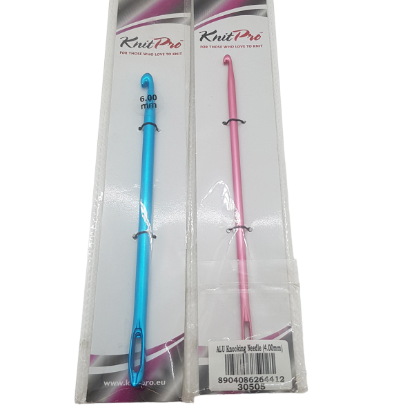 Agujas de ganchillo knooking