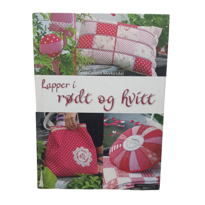 Lapper i rodt og huitt