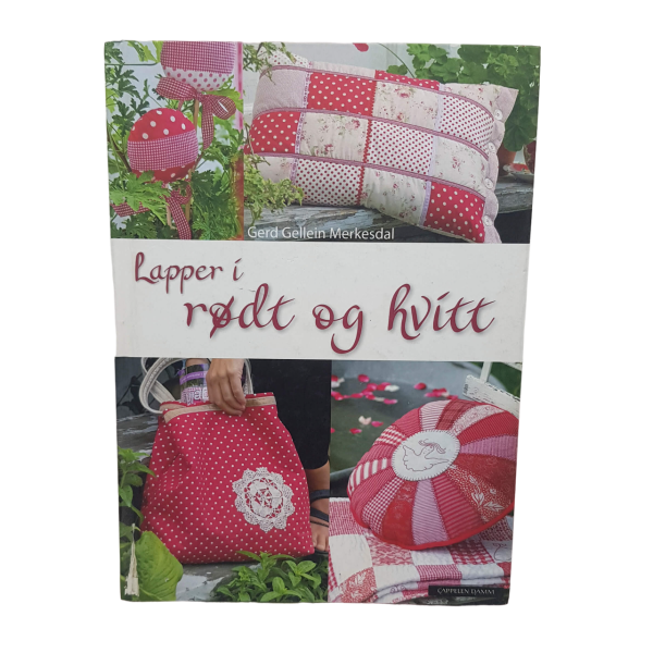 Lapper i rodt og huitt