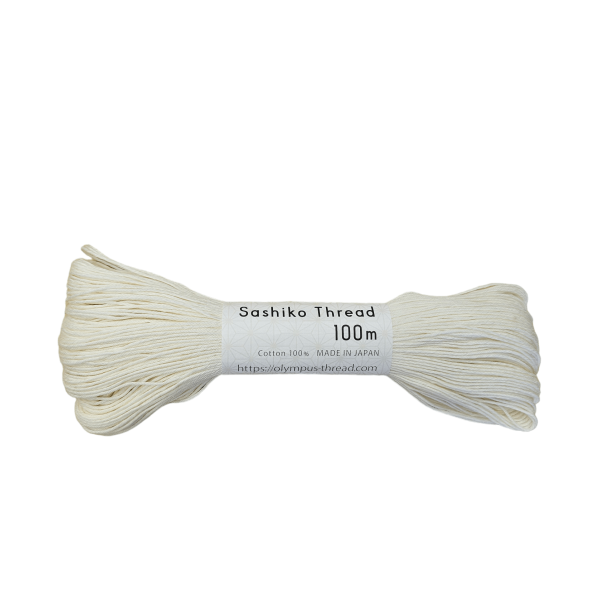 Hilo de Sashiko crudo de 100m