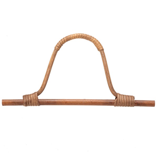 Asa de bambú 28cm tostado