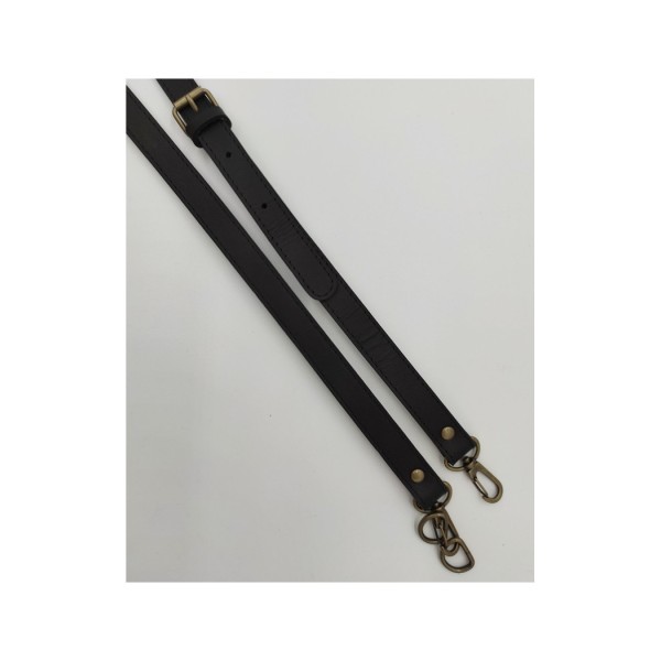 Asa cuero sintético con hebilla ajustable - marrón