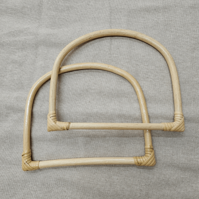 Asa semicircular de bambu