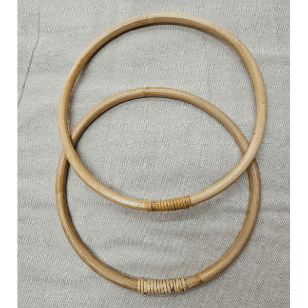 Asa circular de bambu 21cm