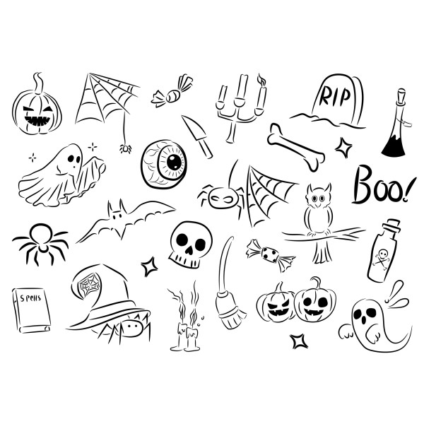 Sticker de bordado (Halloween 1)