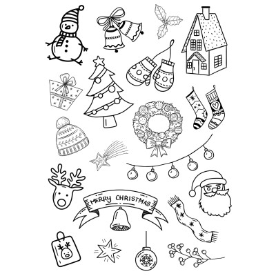 Sticker de bordado (Navidad...