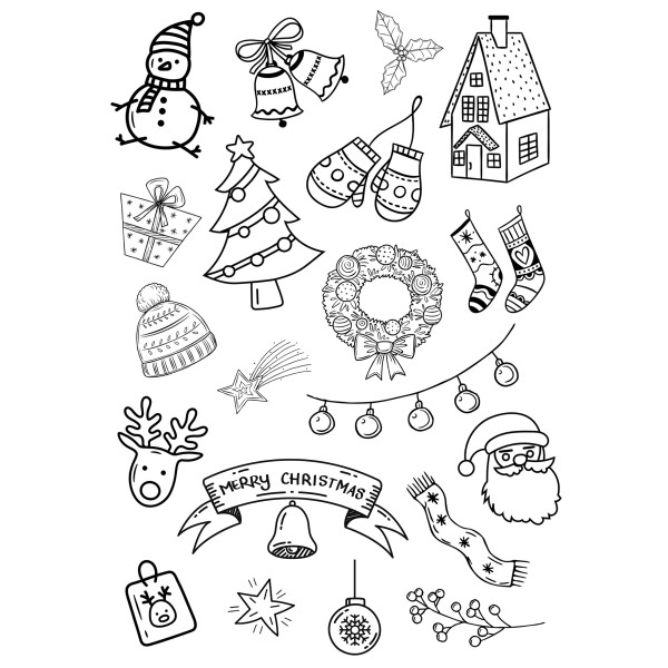 Sticker de bordado (Navidad II)