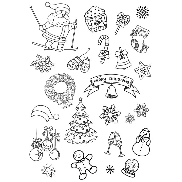 Sticker de bordado (Navidad 3)