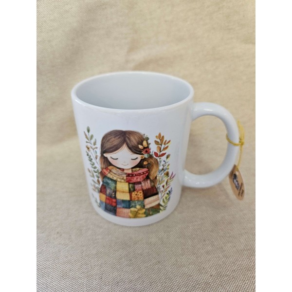 Taza I love patchwork