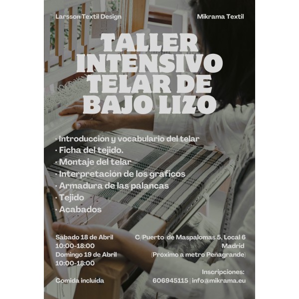 Taller de Telar Bajo Lizo