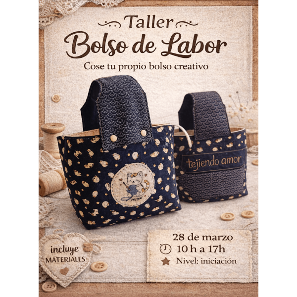 Taller de Patchwork - Bolso de Labores