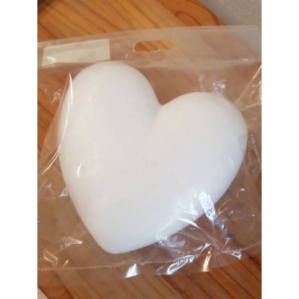 Corazon de poliespan 15cm
