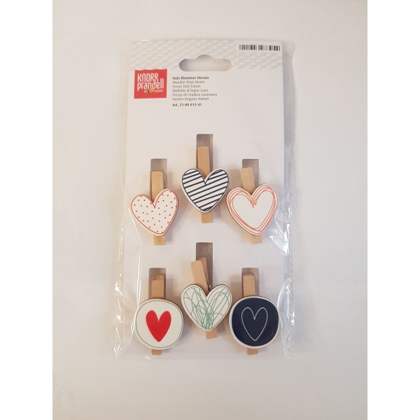 Pinzas de corazon